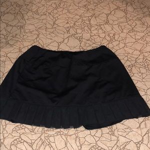 black chrissie tennis skirt